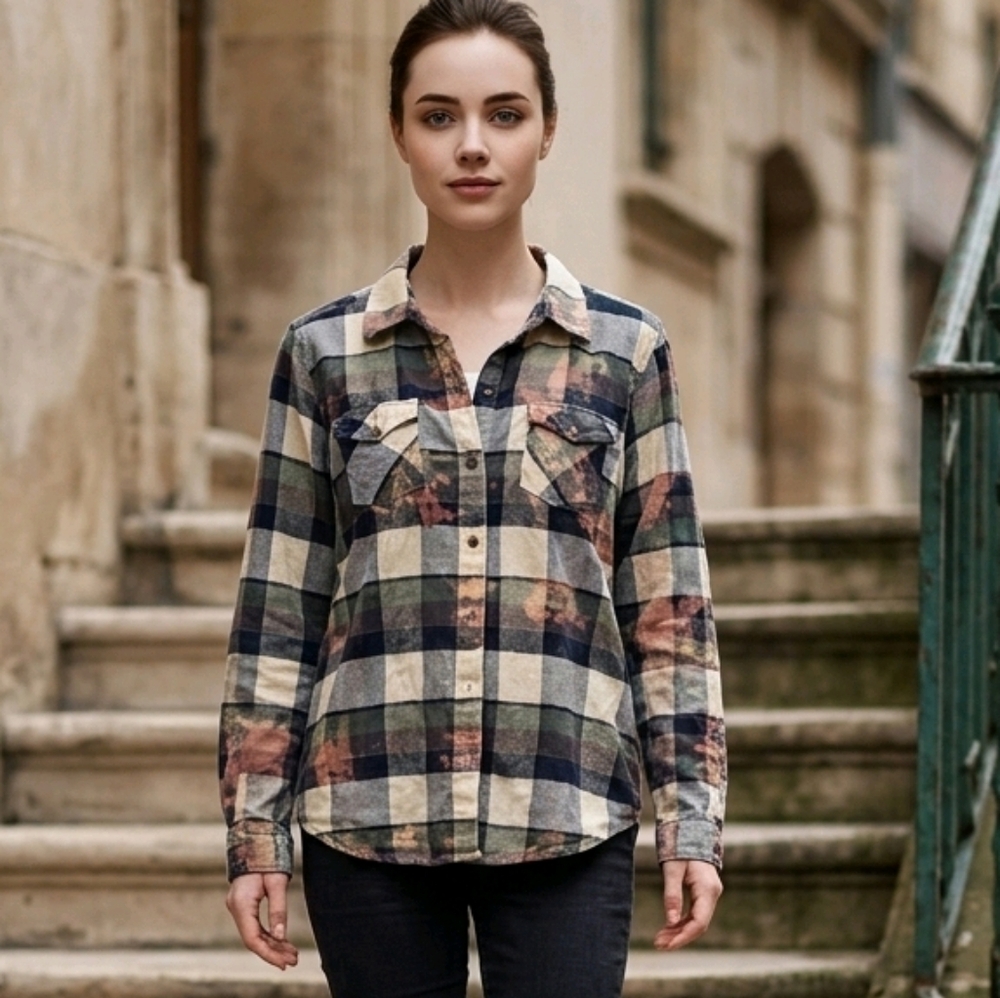 UNISEX SEX PISTOLS GRUNGE FLANNEL SM-LG - Picture 2 of 8